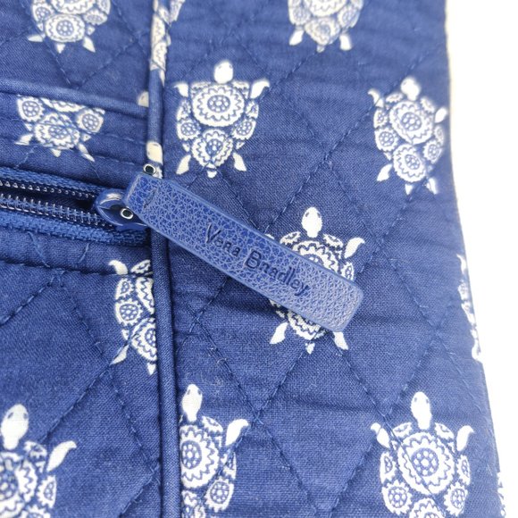 Vera Bradley Blue Boho Turtle Quilted Crossbody - Picture 3 of 9